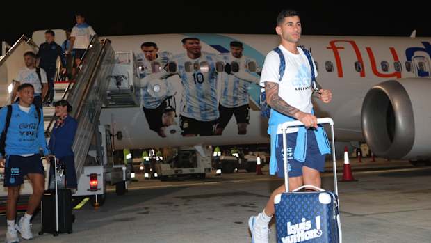 Avión de la selección de futbol de Argentina AFA.